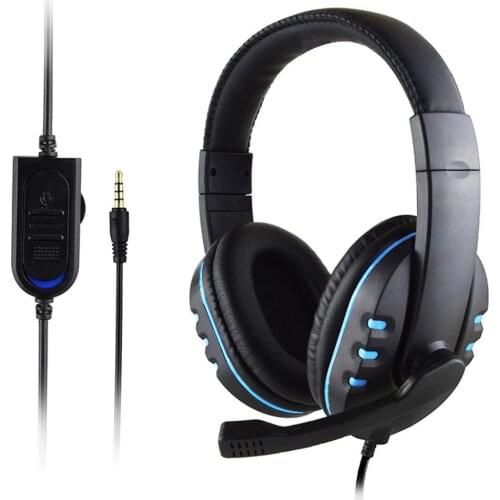 Wired Gaming Headphone Heavy Bass Headset for Game Consoles/PCs/Mobile Phones