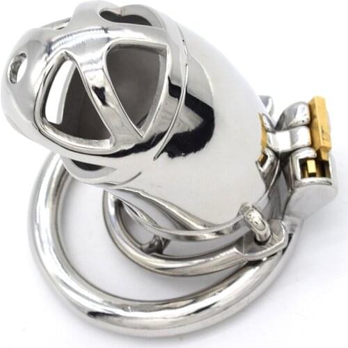 Sex Products Chastity Cage With Urethral Catheter Male Chastity Devices Sex Toys For Men Penis Lock Cock Ring