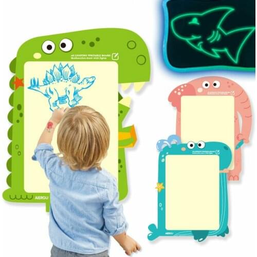Light drawing board lamp dark childrens painting toys DIY puzzle Draw With Light 2020 boys and girls toys painting writing book