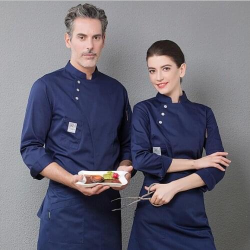 Spring Chef clothing Restaurant uniforms Kitchen Man&Woman Chef uniform Bakery