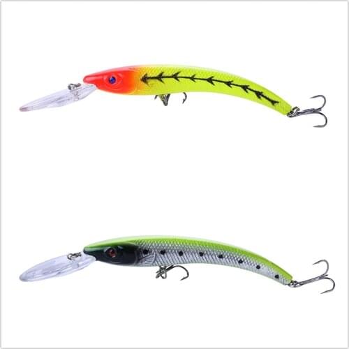 1PCS Wobbler Fishing Lure Big Crank Bait Minnow Bass Trolling155mm/16g Artificial Swim Bait Pike Carp Hard Bait Fishing tackle
