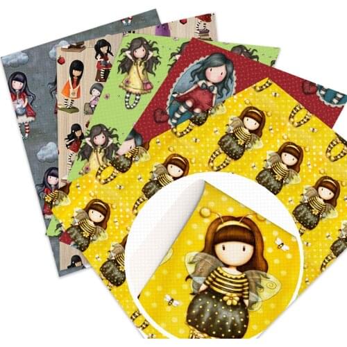 20*33cm Cute Baby Girl Litchi Faux Synthetic Leather For Bows Handmade Crafts DIY Material Decor Accessories,1Yc19303