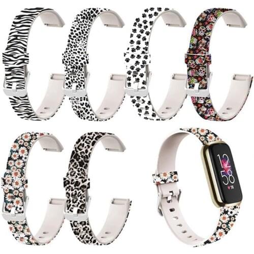 3Pcs Soft Silicone Smart Watches Replacement Straps Smartwatch Bands Compatible For Fitbit Luxe Smart Accessories