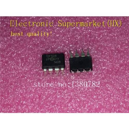 Free Shipping 50pcs/lots PIC12F508-I/P PIC12F508 DIP-8 100%New original IC In stock