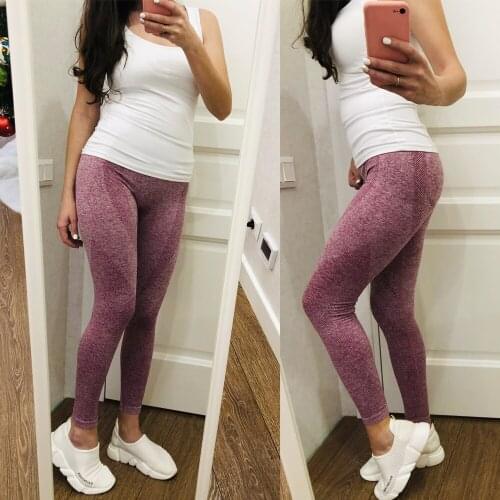 Seamless High Waist Yoga Leggings Tights Women Workout Dot Breathable Fitness Clothing Female Stretchy Training Pants legging