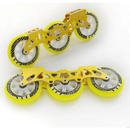 Deformation roller skates five holes dual-purpose knife holder flat flower speed skating knife frame skate bracket + wheel
