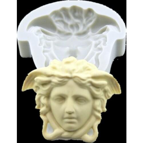 KLM angel head epoxy resin mold DIY cake decoration accessories tool chocolate pastry tool soap corner mold