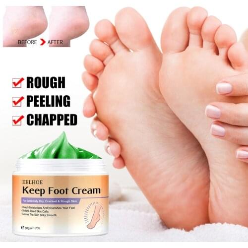 Foot Cream For Dry Cracked Feet Natural Herbal Anti-crack Anti Aging Foot Cream Deep Moisturizing Exfoliate Anti Wrinkle TSLM1