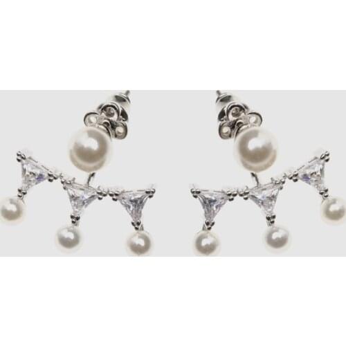 Amorita boutique design Small bead flower earrings