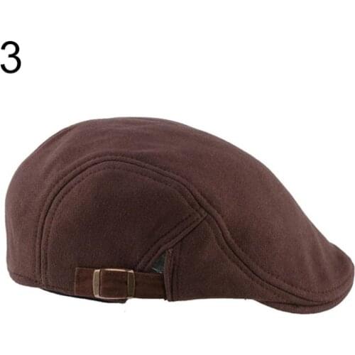 Men Women Duckbill Fashion Classic Beret Cabbie Cowboy Flat Hat Golf Driving Cap