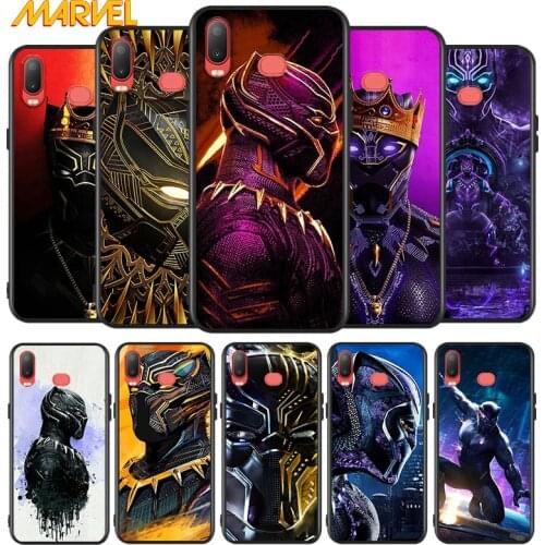 Marvel Black Panther for Samsung Galaxy A9 A8 Star A750 A7 A6 A5 A3 Plus 2018 2017 2016 Silicone Black Phone Case Soft Cover