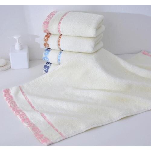 Adult Soft Cotton Bath Towels Absorbent Luxury Face Beach Bath Towel Men Women Basic Towels