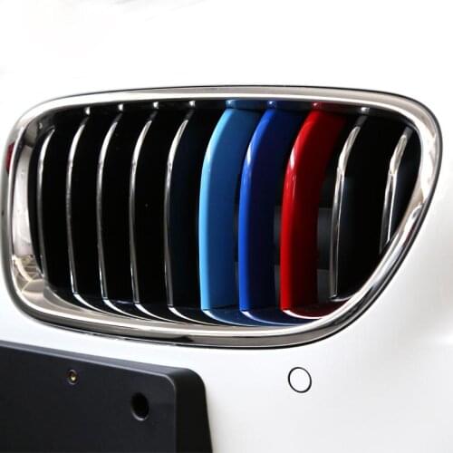 Angelguoguo 3D Car Grille Sport Stripe ABS Decal Sticker for 2011-2015 BMW 5 Series F10 F18