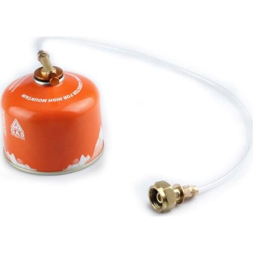 Outdoor Gas Stove Propane Refill Adapter Flat Cylinder Tank Coupler for Camping A1