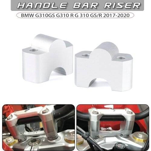 22MM Handlebar Riser For BMW G310GS G310R G 310 G310 GS/R 2016-2020 Motorcycle CNC Handle Bar Raiser Extend Mount Clamp Adapter