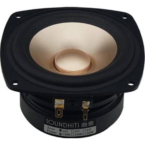 AIYIMA 1Pcs 4 Inch Full Range Speaker Home Theater Music Sound Loudspeaker 4 8 Ohm 15W DIY HIFI Power Amplifier Audio Speaker