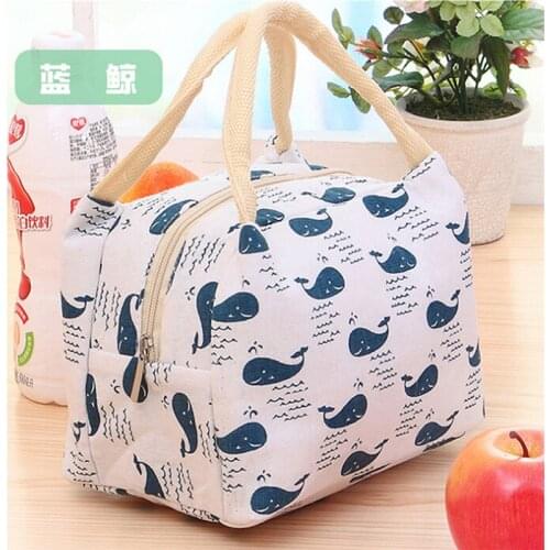 Portable Insulated Thermal Cooler Bento Lunch Box Tote Picnic Storage Bag Pouch Lunch Bags