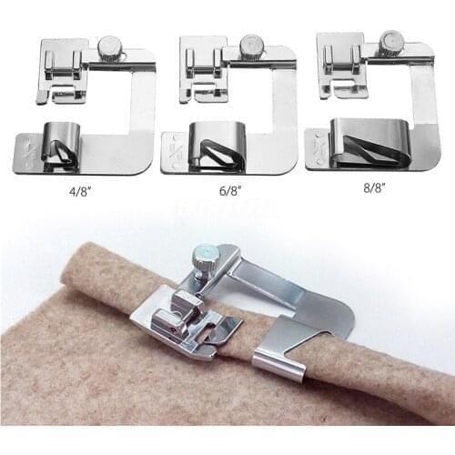 30 Pcs 13-25 cm Domestic Sewing Machine Foot Presser Rolled Hem Feet Set for Brother Singer Sewing Accessories Wholesale