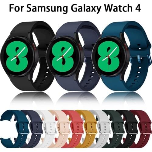 20mm Watchband For Samsung Galaxy Watch 4 Classic 42mm 46mm / Galaxy Watch 4 40MM 44mm Original band Strap Wristband Bracelet