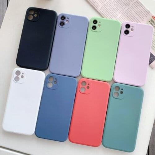 Luxury Original Square Liquid Silicone Phone bag Case For iPhone 13 12 11 Pro Max Mini XS X XR 7 8 Plus SE 2020 Soft Phone Cover