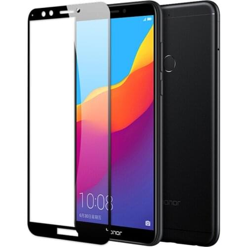 Full Glass For Huawei Honor 7x 7s 7c 7a Pro Tempered Glas Screen Safety On The A7 C7 S7 X7 7 A C S X 7apro 7cpro Film