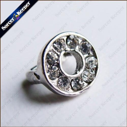 Crystal Agate Pendant Clasp Connector 5PCS/Lot Zircon Clamp Pinch Clip Bail Beads Findings DIY Jewelry Supplies Accessories DZ02