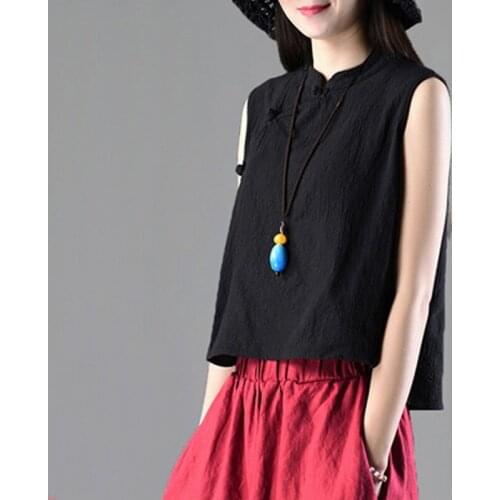 Chinese blouse shirt traditional chinese clothing for women linen oriental China clothing womens tops and blouses TA727