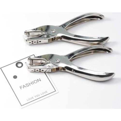 1 Pcs Metal Hand Paper Punch Craft Sheet Single Hole Puncher For Earring Necklace Scrapbooking Punches Materials 3/6mm Hole Size