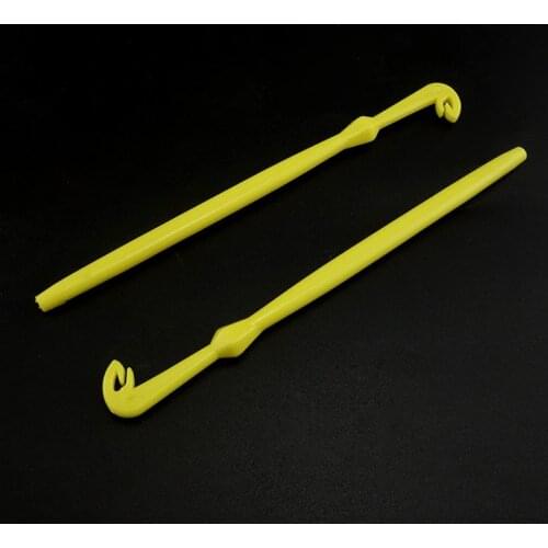 2PCS Plastic Fishing Hook Remover Easy Loop Tyer and Disgorger Tool Hair Rig Stop Carp Fishing Accessories Random Colors