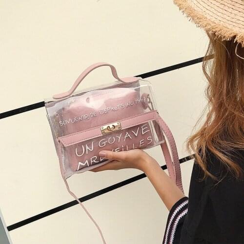 2020 New Women Handbag High Quality Transparent Bag women bag Clear Bag bolsa feminina Shoulder Bag Crossbody bag sac main femme