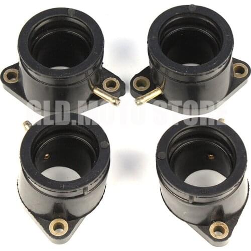 4 Pcs Motorcycle Carburetor Joint Intake Manifold Interface Set For YAMAHA XJ900 XJ 900 1983-1994