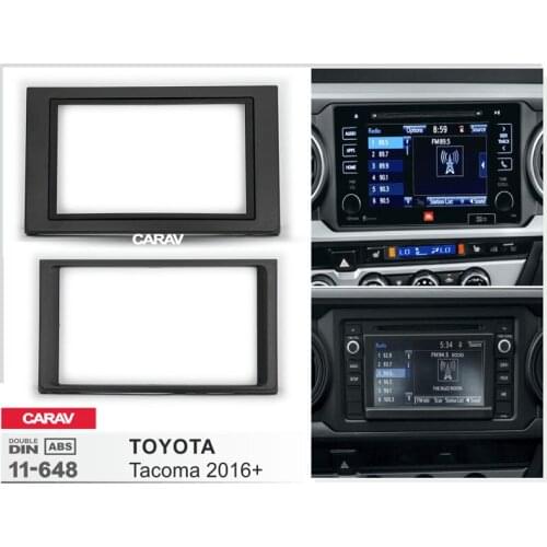 CARAV11-648 car radio stereo face facia surround trim Kit forTOYOTA Tacoma 2016 Stereo facia surround install trim fit Dash Kit