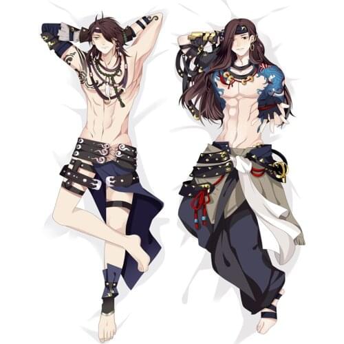 Anime Games Touken Ranbu Online Akashi Kuniyuki & Kousetsusamonji otaku Dakimakura throw pillow cover hugging Body pillowcase