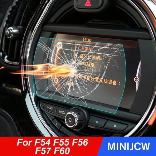 Car Navigation Screen Protector GPS Steel Glass Film For Mini Cooper S JCW One F54 F55 F56 F57 F60 Countryman Car Accessories
