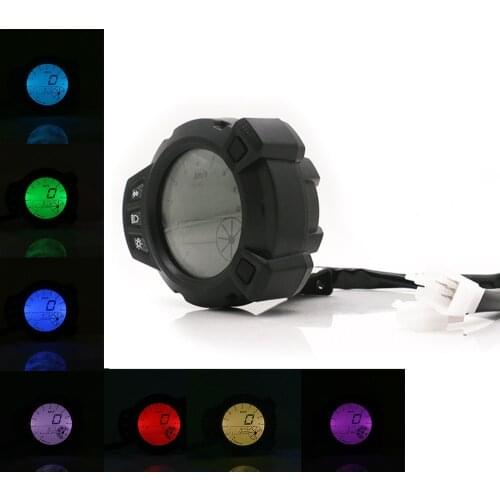 Motorcycle Instruments 10000 RMP LCD Speedometer Tachometer for Yamaha Zuma BMK x125 YW125 speedomerter for Yamaha BWS 7 color