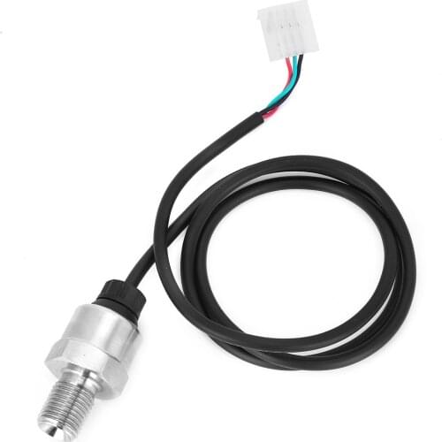 DC5V G1/4 Pressure Sensor Transmitter Pressure Transducer 0-0.8Mpa For Water Gas Air Oil Fuel Car Stainless Steel Switch