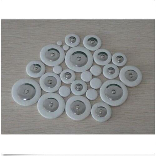 Sax parts :Tenor Bb Sax pads 25pcs White leather