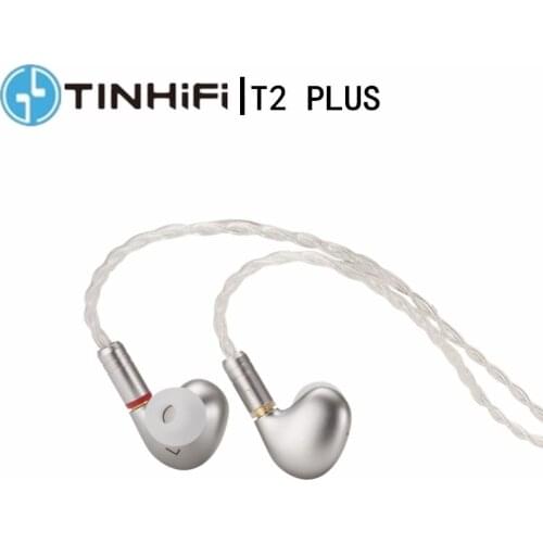 TINHiFi T2 PLUS Dynamic Hifi Music Monitor DJ Studio Metal 3.5mm Audiophile Earphones Earbuds MMCX Cable TIN T4 T3 T2 PRO P1