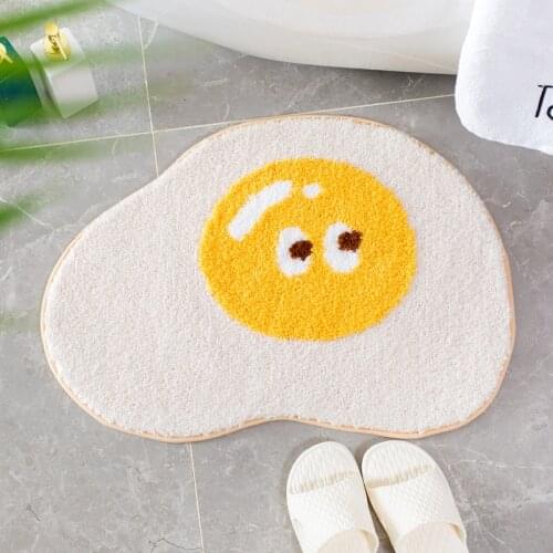 Hot 65CM Plush Nice Egg Carpet Popular Soft Bathroom Home Carpet High Quality Christmas House Decor Best Gifts For Relative