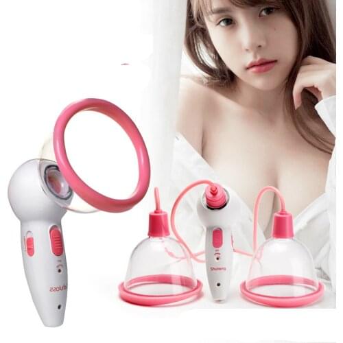 Breast Massage Instrument Device Vacuum Pump Cup Breast Massager Enhancing Cupping Machine Nipple Enlarge Masajeador Instrument