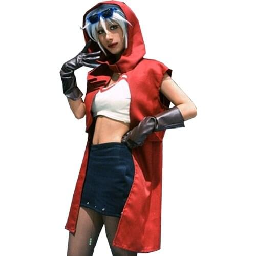 2021 Anime JoJos Bizarre Adventure Mariah Cosplay Costume Custom Made Only Red Vest