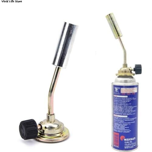 New Camping BBQ Gas Jet Flame Burner Gun Fire Lighter Gas Torch For Outdoor Picnic Heating