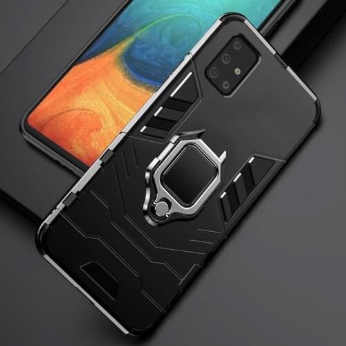 Shockproof Case for Samsung Galaxy A72 A52 A42 A32 A22 A71 A51 A12 A50S 5G A20 A30 Car Magnetic Ring Stand Bracket Phone Cover