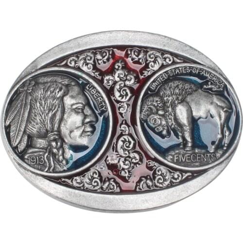 Europe and the United States western style belt buckle