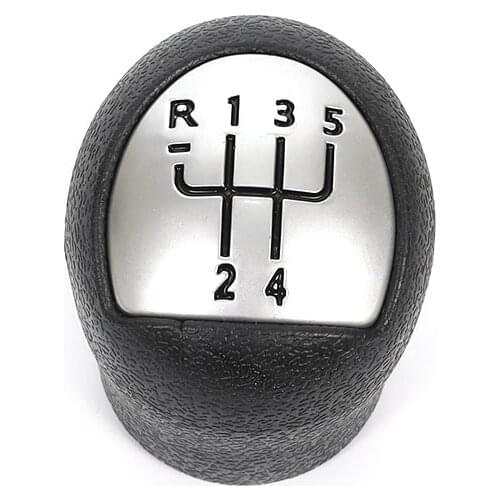 Gear Shift Knob Silver for 2006 2007 2008 Renault Clio Kangoo