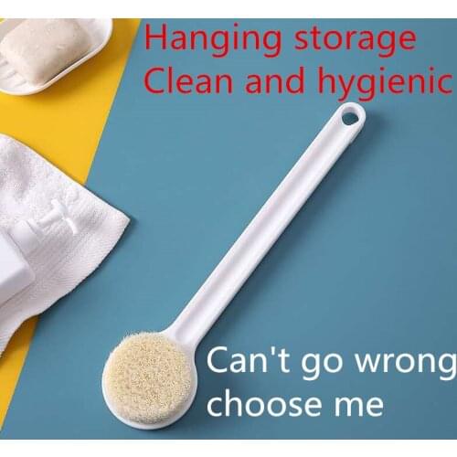 Bath Brush Back Body Bath Shower Sponge Scrubber Brushes With Handle Exfoliating Scrub Skin Massager Exfoliation Bathroom Brush