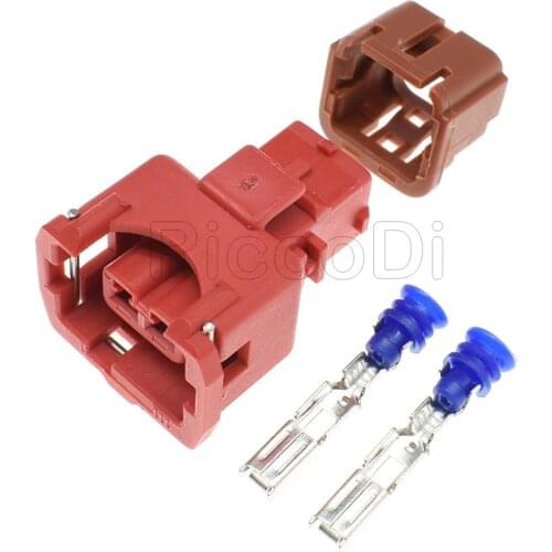 1-20Sets PB187-02326 3.5mm Series 2 Way Female Waterproof Knock Detonation Sensor Plug KUM auto connectors DJ7023YD-3.5-21