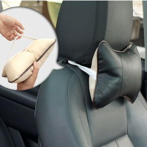 1pc Car Accessories Protect Headrest Neck Pillow Cushion For VW polo passat b5 b6 Mazda 3 6 Toyota corolla Ford focus 2 3