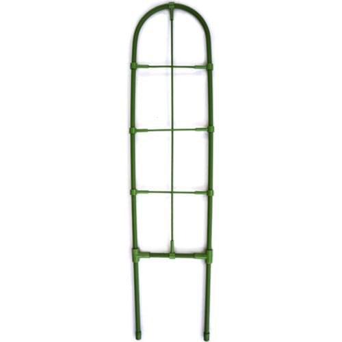 Green Iron Garden Trellis Grid Board Plants Support Frame Gardening Flower Decorative Climbing Stand