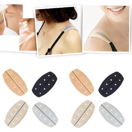 1pair Soft Silicone Shoulder Pads Bra Protection Strap Anti-slip Cushion Pads Shoulder Pads Lingerie Intimates Accessories